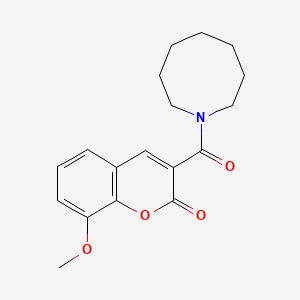 3-(1-azocanylcarbonyl)-8-methoxy-2H-chromen-2-one