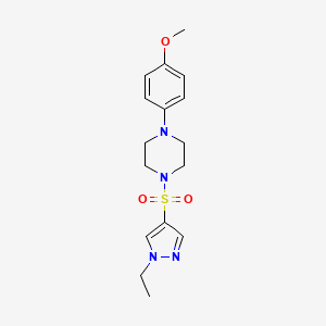 1-[(1-ethyl-1H-pyrazol-4-yl)sulfonyl]-4-(4-methoxyphenyl)piperazine