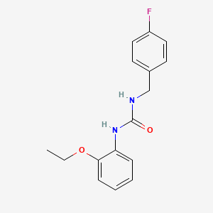 molecular formula C16H17FN2O2 B5371825 N-(2-ethoxyphenyl)-N'-(4-fluorobenzyl)urea 