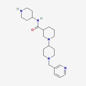 N-piperidin-4-yl-1'-(pyridin-3-ylmethyl)-1,4'-bipiperidine-3-carboxamide