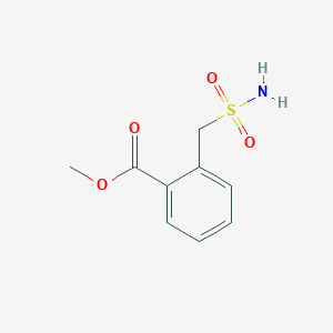 molecular formula C9H11NO4S B053720 Methyl 2-(sulfamoylmethyl)benzoate CAS No. 112941-26-1