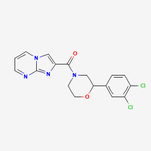 2-{[2-(3,4-dichlorophenyl)morpholin-4-yl]carbonyl}imidazo[1,2-a]pyrimidine