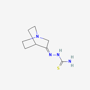 molecular formula C8H14N4S B5372108 quinuclidin-3-one thiosemicarbazone 