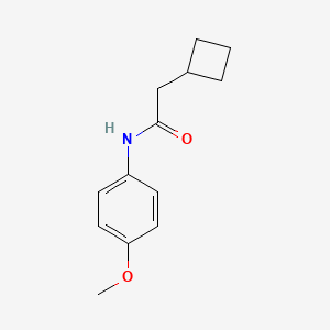 2-cyclobutyl-N-(4-methoxyphenyl)acetamide