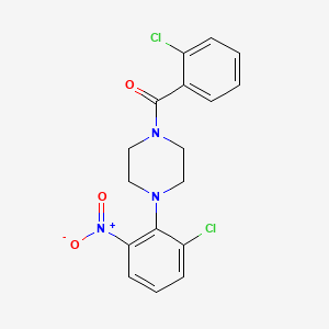 1-(2-chlorobenzoyl)-4-(2-chloro-6-nitrophenyl)piperazine