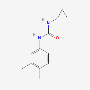 molecular formula C12H16N2O B5372379 N-cyclopropyl-N'-(3,4-dimethylphenyl)urea 