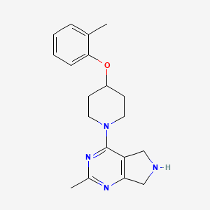 2-methyl-4-[4-(2-methylphenoxy)-1-piperidinyl]-6,7-dihydro-5H-pyrrolo[3,4-d]pyrimidine