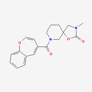 7-(1-benzoxepin-4-ylcarbonyl)-3-methyl-1-oxa-3,7-diazaspiro[4.5]decan-2-one