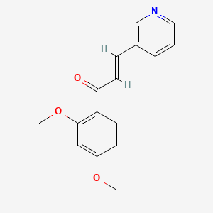 1-(2,4-dimethoxyphenyl)-3-(3-pyridinyl)-2-propen-1-one