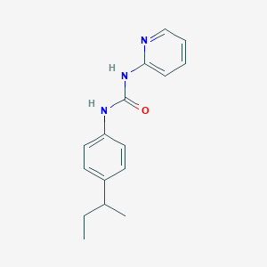 molecular formula C16H19N3O B5372570 N-(4-sec-butylphenyl)-N'-2-pyridinylurea 