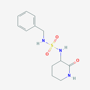 N-benzyl-N'-(2-oxopiperidin-3-yl)sulfamide