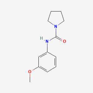 N-(3-methoxyphenyl)-1-pyrrolidinecarboxamide