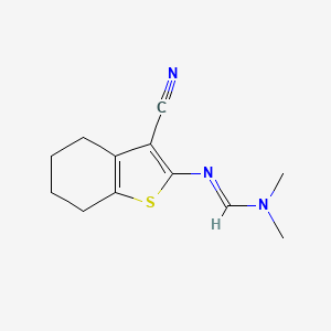 N'-(3-cyano-4,5,6,7-tetrahydro-1-benzothien-2-yl)-N,N-dimethylimidoformamide