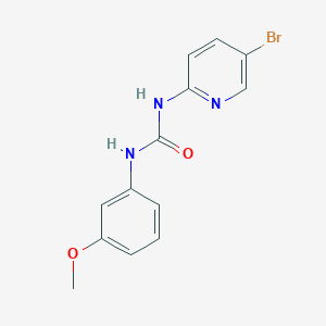 molecular formula C13H12BrN3O2 B5372715 N-(5-bromo-2-pyridinyl)-N'-(3-methoxyphenyl)urea 