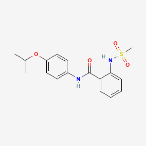 N-(4-isopropoxyphenyl)-2-[(methylsulfonyl)amino]benzamide