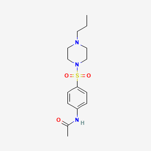 N-{4-[(4-propyl-1-piperazinyl)sulfonyl]phenyl}acetamide