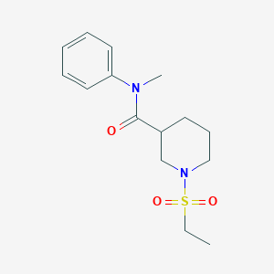 1-(ethylsulfonyl)-N-methyl-N-phenyl-3-piperidinecarboxamide