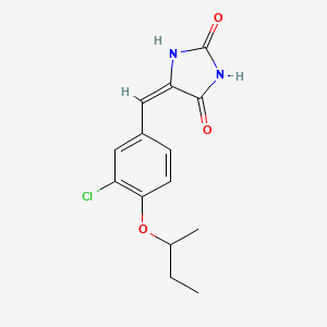 5-(4-sec-butoxy-3-chlorobenzylidene)-2,4-imidazolidinedione