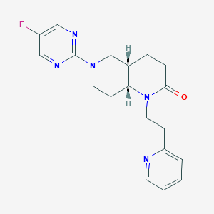 (4aS*,8aR*)-6-(5-fluoropyrimidin-2-yl)-1-(2-pyridin-2-ylethyl)octahydro-1,6-naphthyridin-2(1H)-one