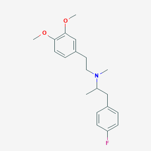 molecular formula C20H26FNO2 B5373250 N-[2-(3,4-dimethoxyphenyl)ethyl]-1-(4-fluorophenyl)-N-methyl-2-propanamine 