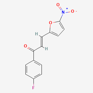 1-(4-fluorophenyl)-3-(5-nitro-2-furyl)-2-propen-1-one