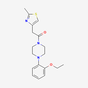 1-(2-ethoxyphenyl)-4-[(2-methyl-1,3-thiazol-4-yl)acetyl]piperazine