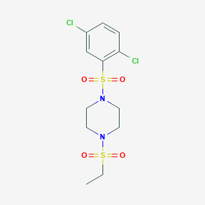 1-[(2,5-dichlorophenyl)sulfonyl]-4-(ethylsulfonyl)piperazine