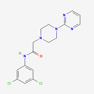 N-(3,5-dichlorophenyl)-2-[4-(2-pyrimidinyl)-1-piperazinyl]acetamide