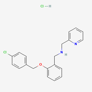 {2-[(4-chlorobenzyl)oxy]benzyl}(2-pyridinylmethyl)amine hydrochloride