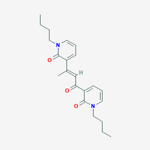 3,3'-(1-oxo-2-butene-1,3-diyl)bis(1-butyl-2(1H)-pyridinone)