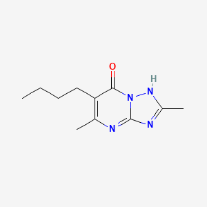 6-butyl-2,5-dimethyl[1,2,4]triazolo[1,5-a]pyrimidin-7(4H)-one