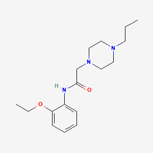 N-(2-ethoxyphenyl)-2-(4-propyl-1-piperazinyl)acetamide