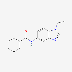 N-(1-ethyl-1H-benzimidazol-5-yl)cyclohexanecarboxamide