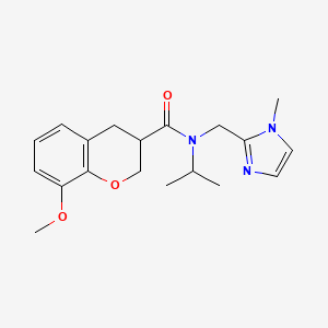 N-isopropyl-8-methoxy-N-[(1-methyl-1H-imidazol-2-yl)methyl]chromane-3-carboxamide