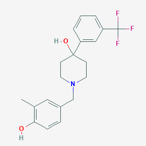 1-(4-hydroxy-3-methylbenzyl)-4-[3-(trifluoromethyl)phenyl]-4-piperidinol