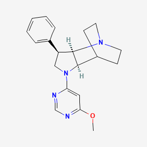 (3R*,3aR*,7aR*)-1-(6-methoxypyrimidin-4-yl)-3-phenyloctahydro-4,7-ethanopyrrolo[3,2-b]pyridine