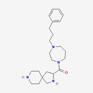 3-{[4-(3-phenylpropyl)-1,4-diazepan-1-yl]carbonyl}-2,8-diazaspiro[4.5]decane dihydrochloride