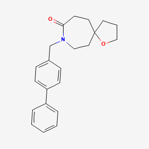 8-(4-biphenylylmethyl)-1-oxa-8-azaspiro[4.6]undecan-9-one