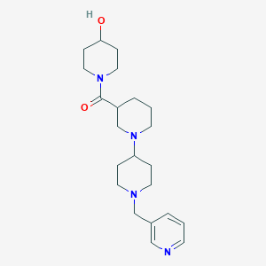 1-{[1'-(pyridin-3-ylmethyl)-1,4'-bipiperidin-3-yl]carbonyl}piperidin-4-ol