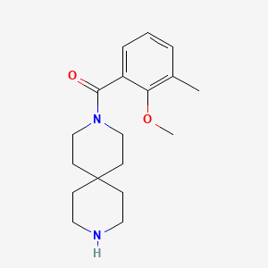 3-(2-methoxy-3-methylbenzoyl)-3,9-diazaspiro[5.5]undecane hydrochloride