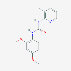 molecular formula C15H17N3O3 B5374038 N-(2,4-dimethoxyphenyl)-N'-(3-methyl-2-pyridinyl)urea 