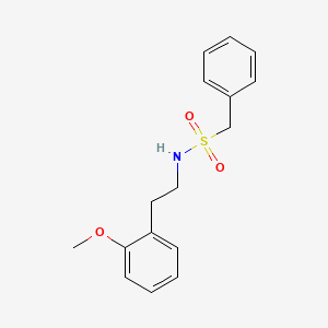 N-[2-(2-methoxyphenyl)ethyl]-1-phenylmethanesulfonamide