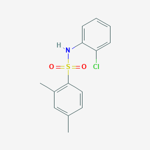 molecular formula C14H14ClNO2S B5374049 N-(2-chlorophenyl)-2,4-dimethylbenzenesulfonamide 