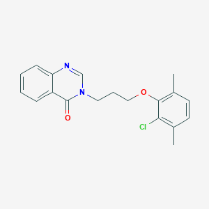 molecular formula C19H19ClN2O2 B5374071 3-[3-(2-chloro-3,6-dimethylphenoxy)propyl]-4(3H)-quinazolinone 