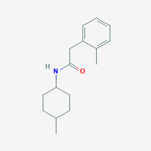 molecular formula C16H23NO B5374147 N-(4-methylcyclohexyl)-2-(2-methylphenyl)acetamide 