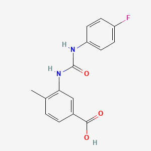 3-({[(4-fluorophenyl)amino]carbonyl}amino)-4-methylbenzoic acid