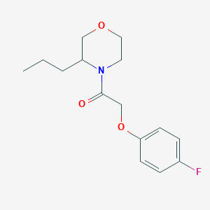 4-[(4-fluorophenoxy)acetyl]-3-propylmorpholine