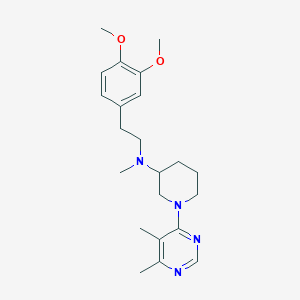 N-[2-(3,4-dimethoxyphenyl)ethyl]-1-(5,6-dimethyl-4-pyrimidinyl)-N-methyl-3-piperidinamine