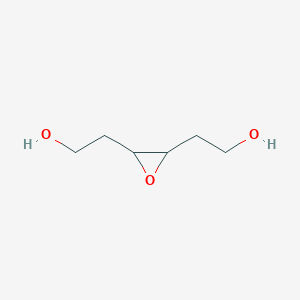 molecular formula C6H12O3 B053745 3,4-Anhydro-2,5-dideoxyhexitol CAS No. 124353-41-9