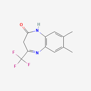 7,8-dimethyl-4-(trifluoromethyl)-1,3-dihydro-2H-1,5-benzodiazepin-2-one